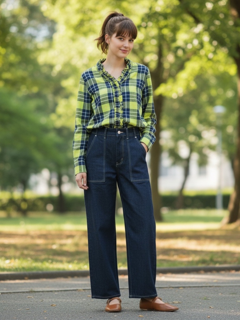 Dizzy Lizzie Tizzie flannel shirt women’s size S